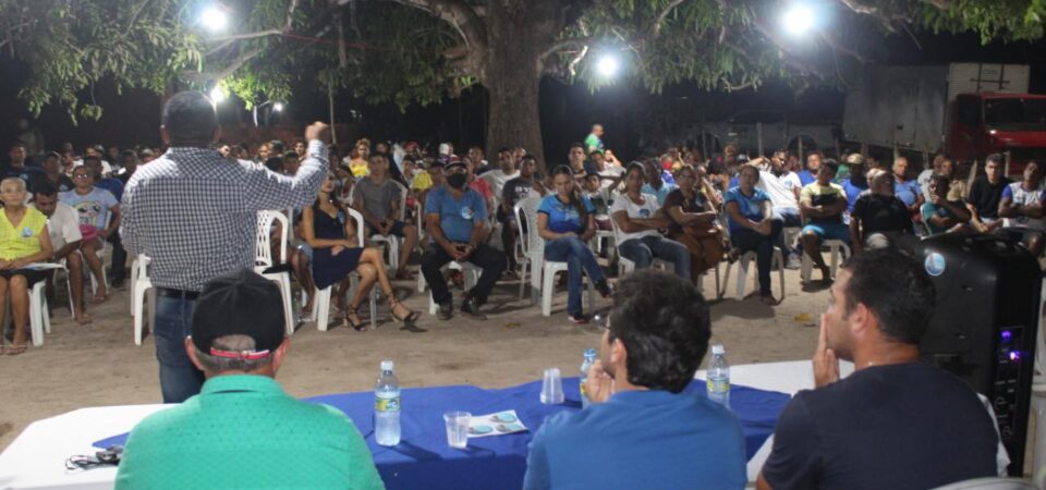 Ao lado de Júnior Bezerra, Bruno Silva cumpre agenda na zona rural de Coelho Neto